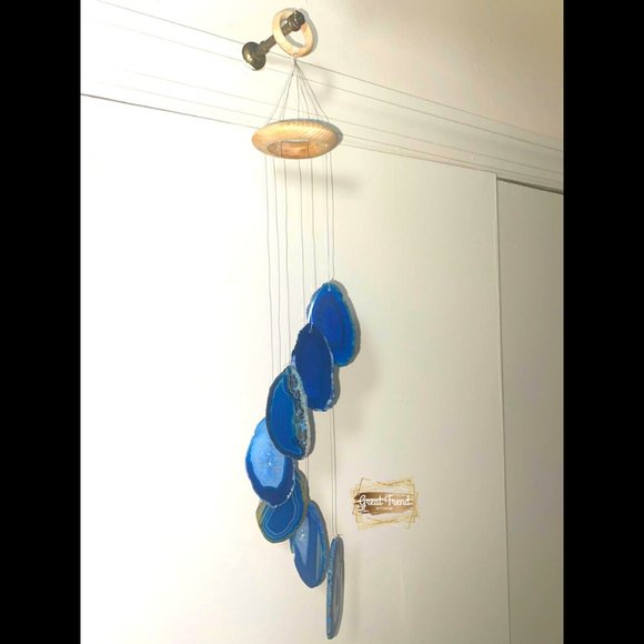 Blue Agate Windchime - Picture 2 of 16